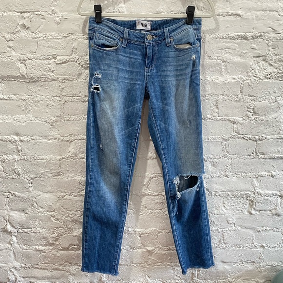 PAIGE Verdugo Skinny Ankle Jeans - Picture 1 of 10